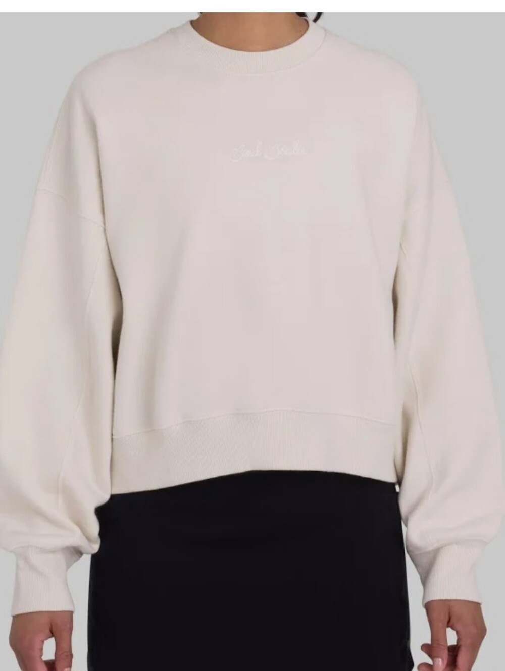 Bad Birdie Cropped Crewneck Sweatshirt